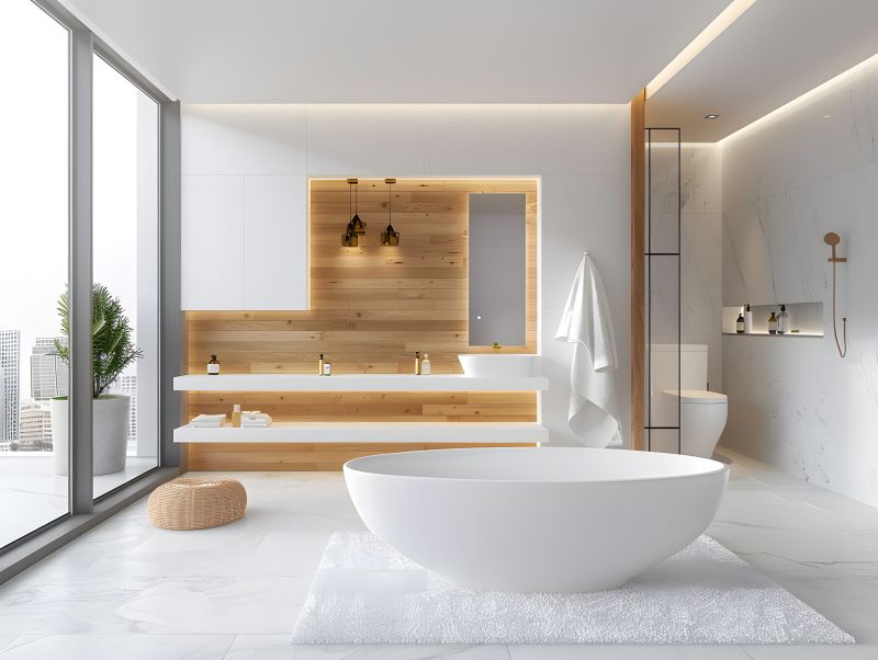 Minimalist Soaking Tub